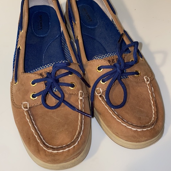 Sperry Angelfish Blue Mesh Shoes - Picture 3 of 6